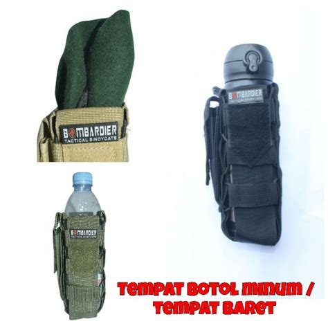 Jual SARUNG BOTOL TACTICAL WADAH BARET TEMPAT AQUA TACTICAL