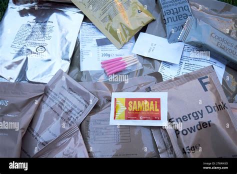 Contents Of A British Army 24 Hour Military Ration Mre Pack Contents Uk