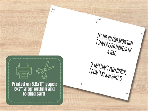 Printable Funny Card For Significant Other Partner Awkward People Card