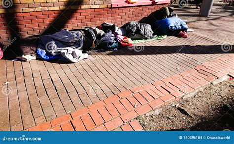 Homeless Life Editorial Stock Image Image Of People 140396184