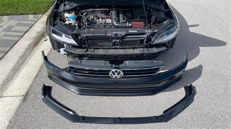 My Mk6 Jetta Gets A Carbon Fiber Front Lip YouTube