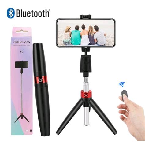 Jual Tongsis Tripod Wireless Bluetooth Y9 3in1 Magic Selfie Stick