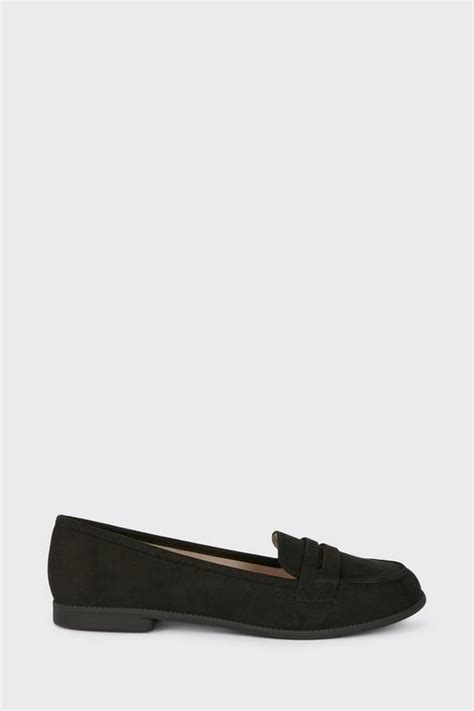 Flats Wide Fit Lara Penny Loafers Dorothy Perkins