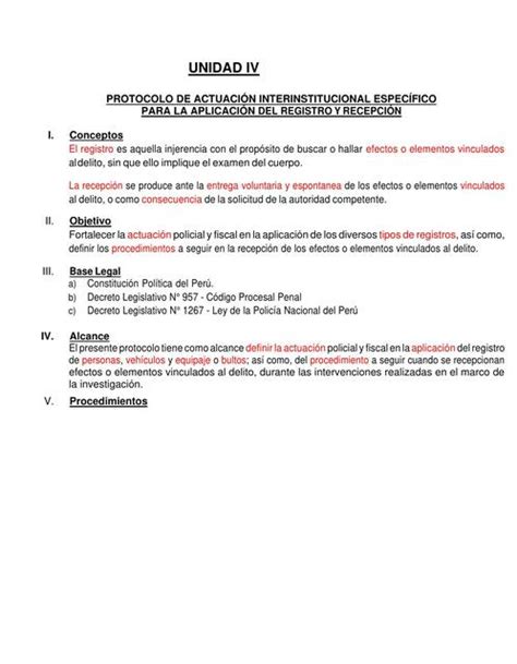 Protocolo De ActuaciÓn Interinstitucional EspecÍfico Para La AplicaciÓn