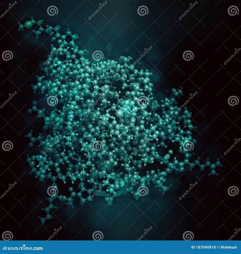 Interleukin 13 (IL-13) Cytokine Protein. 3D Illustration Stock ...