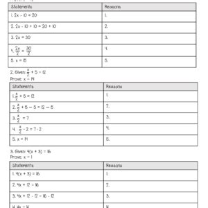 Algebra Proofs Notes and Worksheets - Lindsay Bowden - Worksheets Library