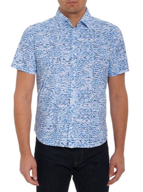 Men’s Designer Short Sleeve Shirts Robert Graham