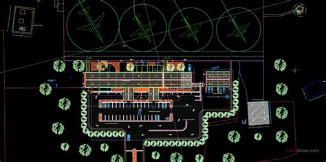 Airport Layout Plan Autocad Drawing Dwg Drawing Examples Autocad