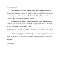 Lettre Demande Daide Financiere Lettre 234 Riset