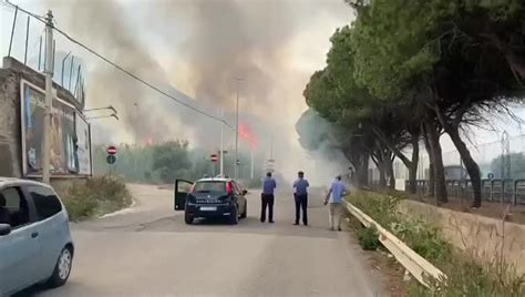 Incendi E Scirocco A Palermo Fiamme Nella Zona Del Forum Paura E