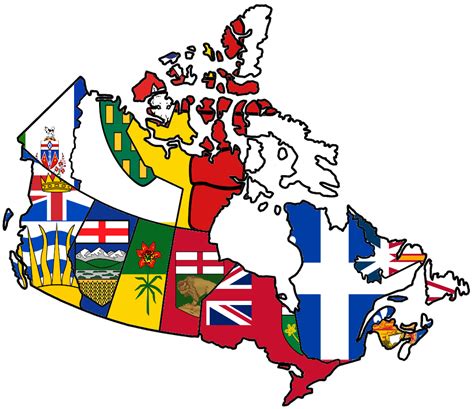 Flag Map Of Canada by YourAverageSalesMan on DeviantArt