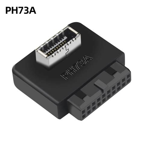Переходник USB3.0 19/20P на TYPE-E, подходящий для подключаемого порта ...