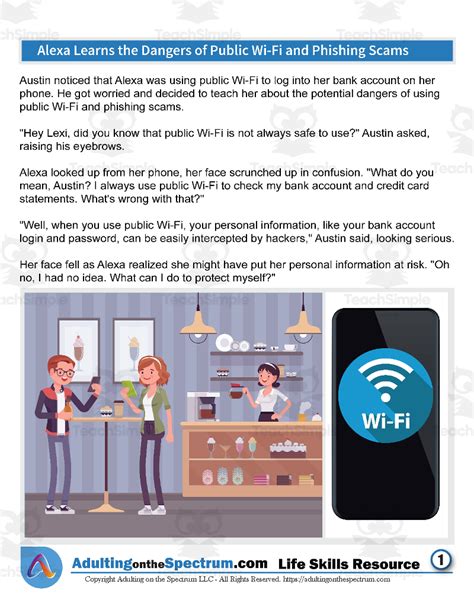 Online Safety Skills Alexa Learns The Dangers Of Using Public Wi Fi By