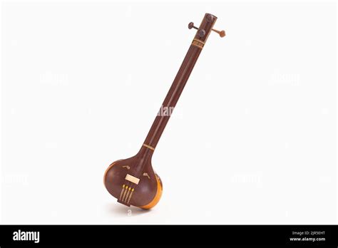 Close Up Portrait Of Tanpura Indian Traditional Classical Music