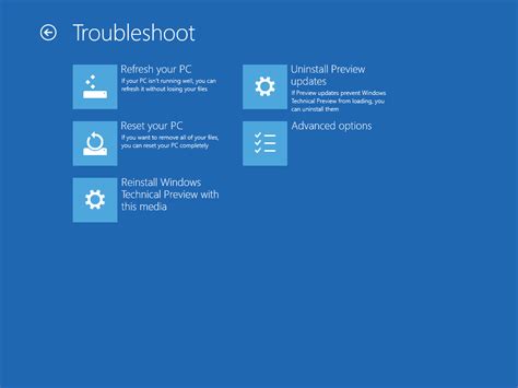 Windows 10 Allows You To Reinstall The Os And Uninstall Updates From Troubleshooting Options