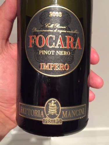 Fattoria Mancini Focara Impero Pinot Nero Vivino US