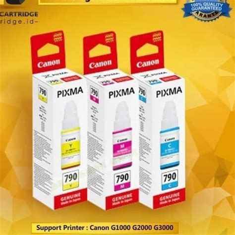 Jual Tinta Original Canon GI790 GI 790 GI 790 Cyan Tinta G1000 G2000