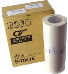 Riso Master Roll Digital Duplicator Cv A Size Visions Copy And