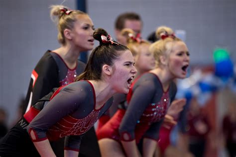 See Top Moments Of State Gymnastics At Bel Air High School