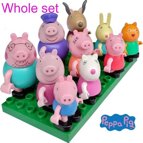 Aliexpress Buy 10pcs Set Genuine Peppa Pig New Arrival Toys