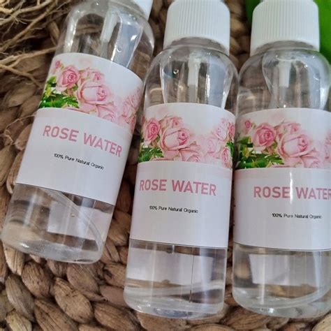 Jual 100 Pure Organic Rose Water Hydrosol Air Mawar Murni Face Mist