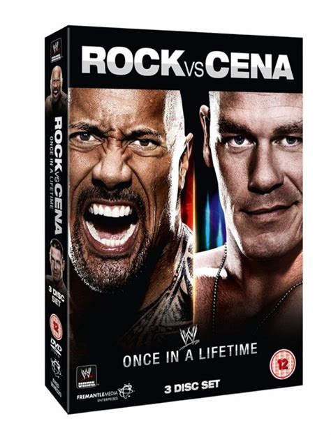 Rock Vs Cena Once In A Lifetime Dvd More This Way