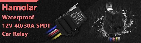 Amazon Hamolar Pack V Dc Waterproof Car Relay And