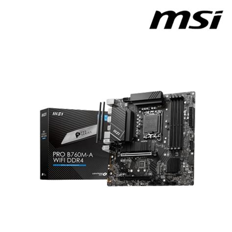 Msi Pro B760m A Wifi Ddr4 Motherboard