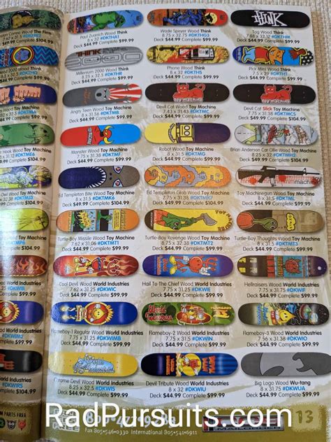 90s Skateboard Decks