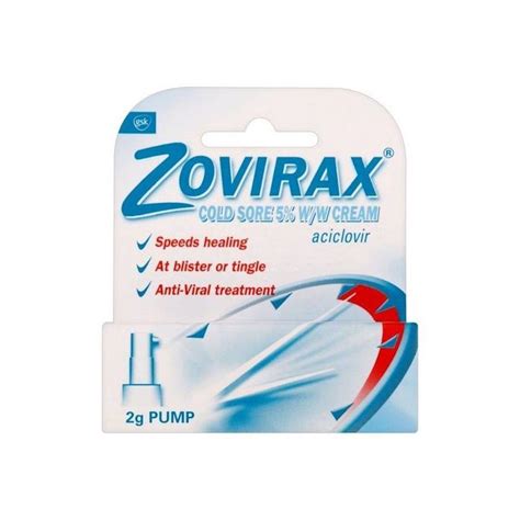 ZOVIRAX CREAM PUMP 2G McCormacks Pharmacy And Beauty Ireland