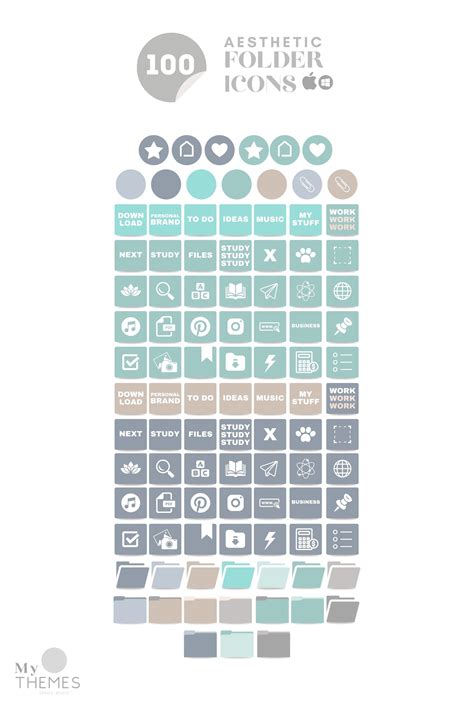 Desktop Folder Icons Nude Aesthetic Folders Neutral Desktop Folder