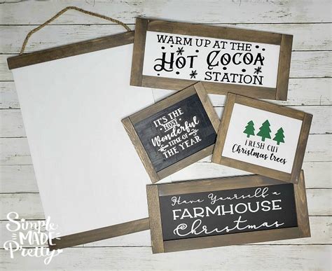 How To Make Farmhouse Decor Signs With Cricut Leadersrooms