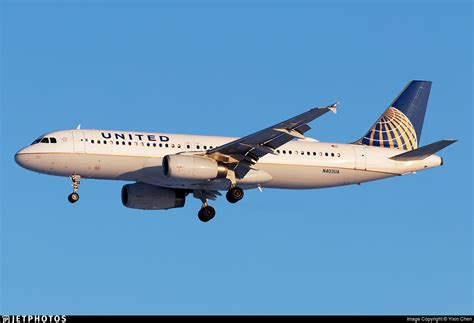 N Ua Airbus A United Airlines Yixin Chen Jetphotos