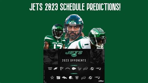 Ny Jets 2023 Schedule And Record Predictions Jack Talks Jets Youtube