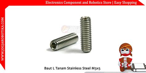 Baut L Tanam Stainless Steel M X