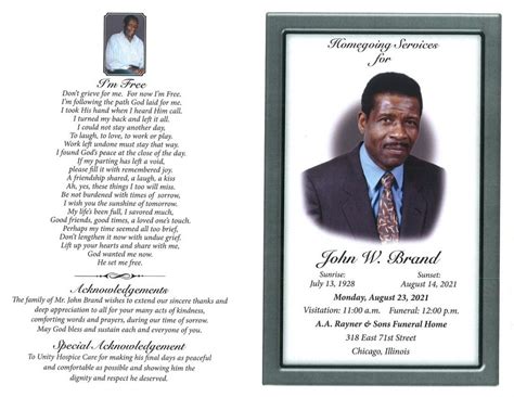 John W Brand Obituary Aa Rayner And Sons Funeral Homes