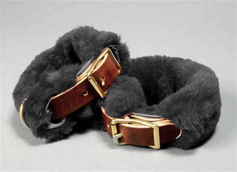 Shackle Cuffs With Wool Covers Re Fennell Co Inc