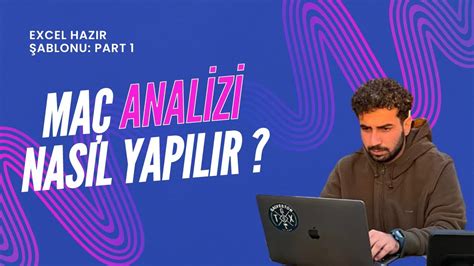 Ma Anal Z Yapmak N Excel Hazir Ablonu Kullan Part Futbol