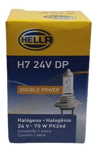 Lâmpada Automotiva Halógena H7 24v Dp 70w D Power Hella MercadoLivre