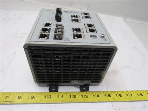 Allen Bradley 1783 MS10T Stratix 800 Ser A Ethernet Switch 10 Port