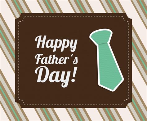 Premium Vector Happy Fathers Day Card Design