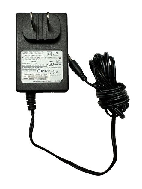 Genuine Apd Wa E Fu Ac Adapter Power Supply V A W Ebay