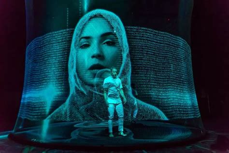 Pantalla De Proyección De Malla Holográfica Efecto Holográfico 3d Para