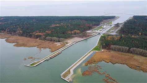 Przekop Mierzei Wiślanej 12 11 2022 Długi Weekend Pełen przelot nad