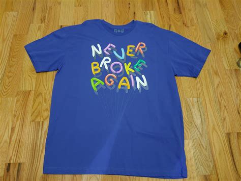 Tour Tee Never Broke Again T Shirt Grailed