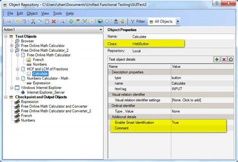 Qtp Smart Identification