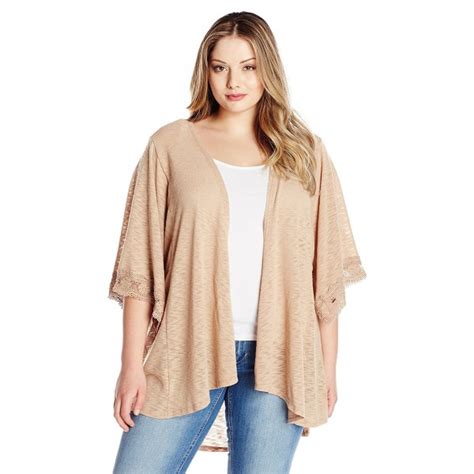 Womens Kimono Cardigan With Hi Lo Hem Palomino Cr120svolp7