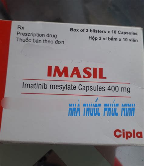 Thuốc Imasil 400mg Imatinib Trị Ung Thư Mua ở đâu Giá Bao Nhiêu