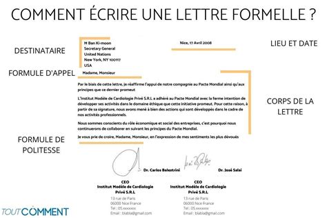 Comment écrire Une Lettre Formelle Et Informelle