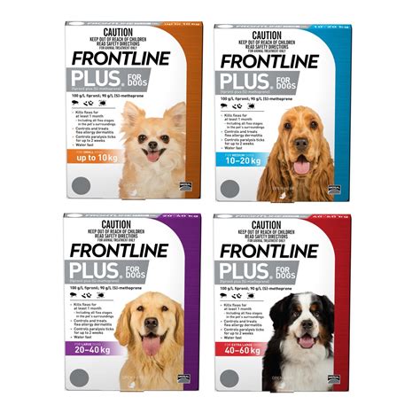 Frontline Plus for Dogs Flea and Tick Control | eBay